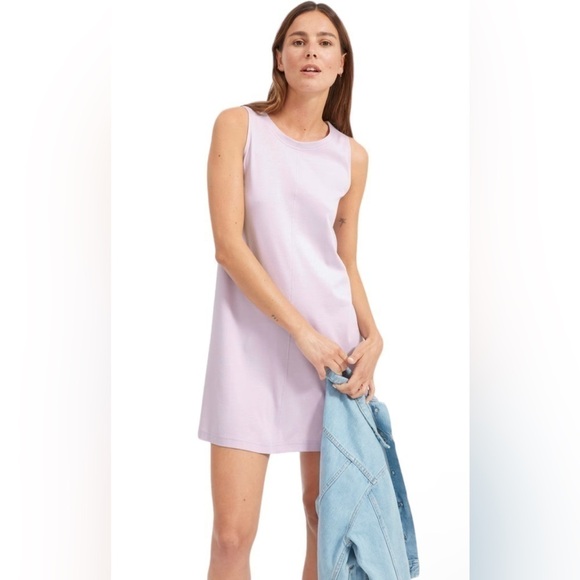 Everlane The Luxe Cotton A-Line Tank Dress - Picture 1 of 8